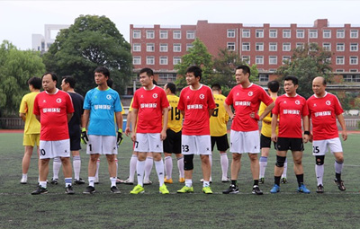 綠茵競技展風采 團結(jié)拼搏增友誼——首屆國禎環(huán)保足球邀請賽開賽