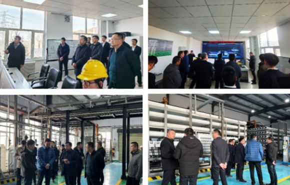 寧夏生態(tài)環(huán)境廳平學(xué)智廳長一行 到麥王環(huán)境南川工業(yè)園區(qū)污水